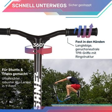 fun pro Cityroller Insane 2, Stunt Scooter Roller Kinder Erwachsene Kick Tretroller Kinderroller