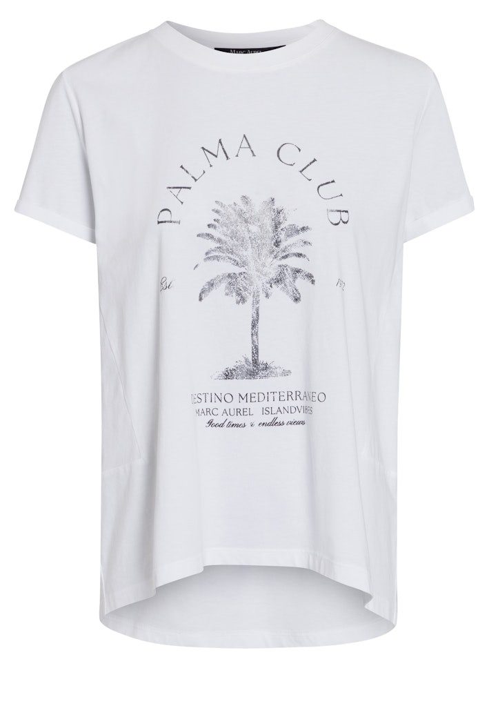 MARC AUREL Kurzarmshirt Shirts white varied günstig online kaufen