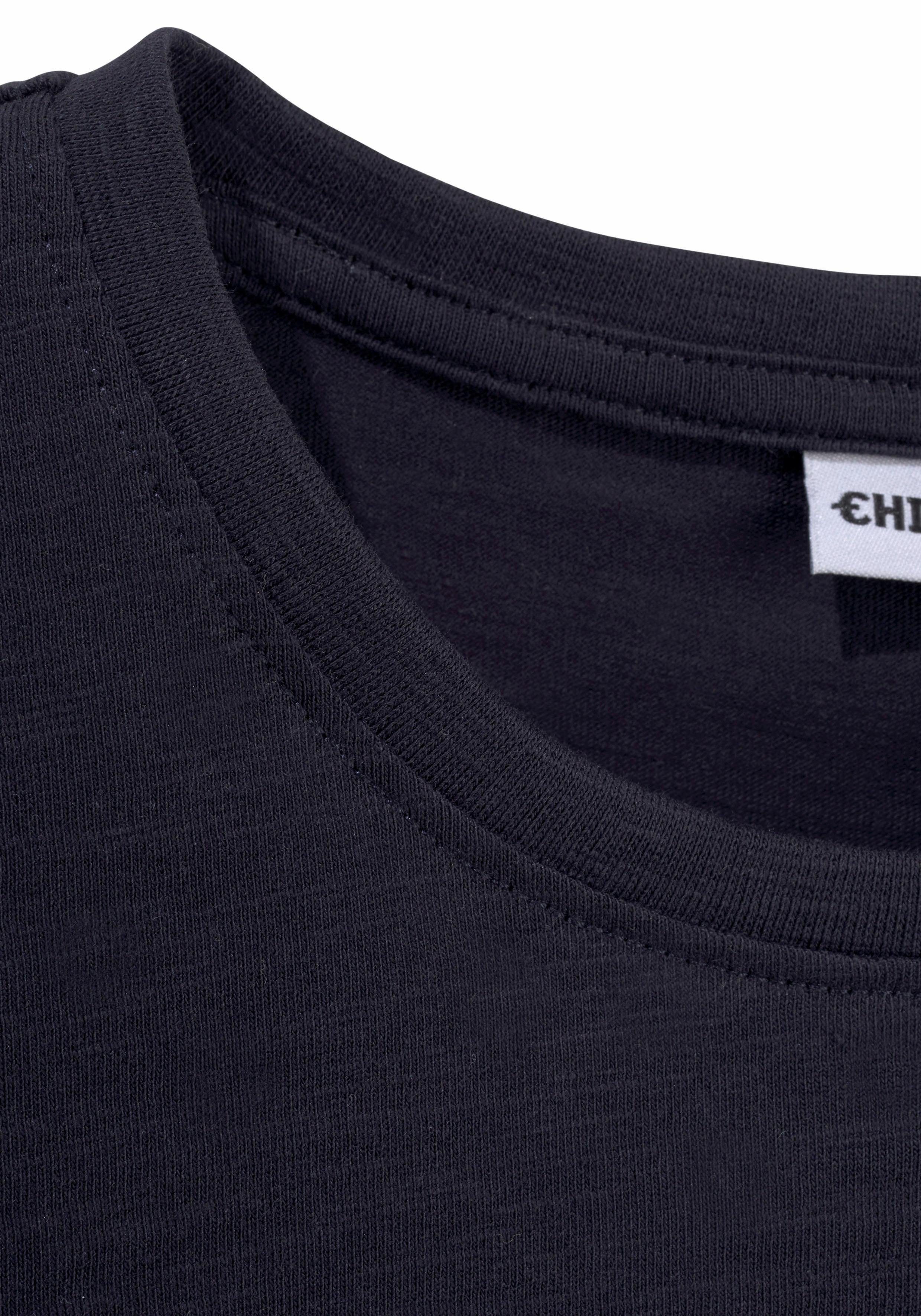 Chiemsee mit BASIC T-Shirt vorn Logodruck