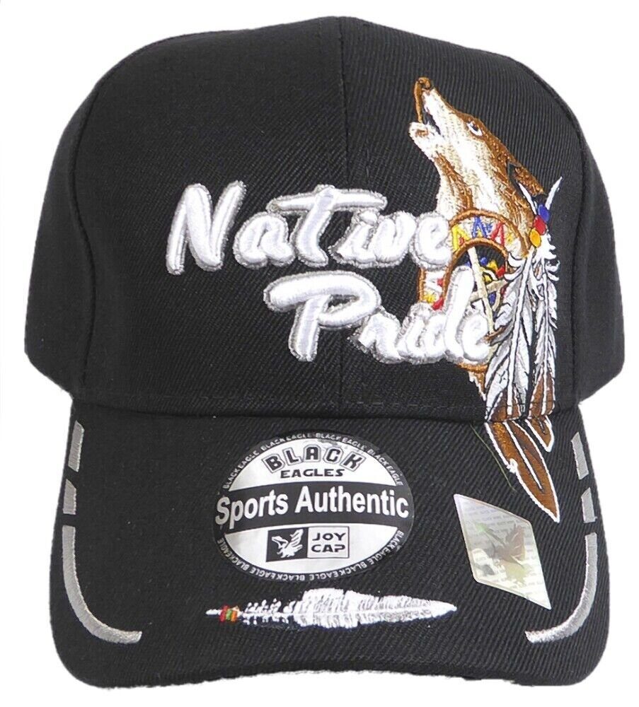 Westernlifestyle Baseball Cap Mit Wolf, Federn günstig online kaufen