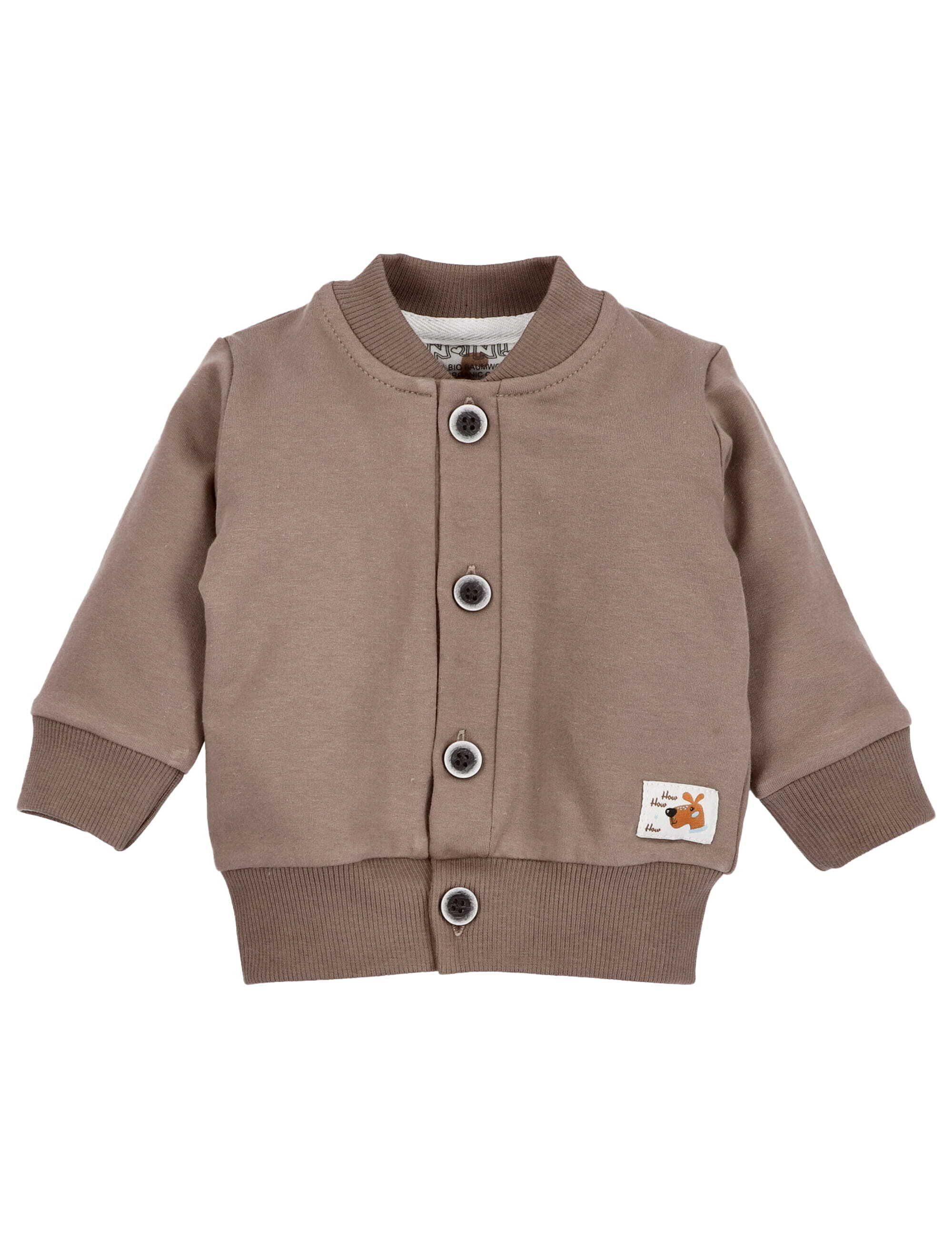 2-in-1-Strickjacke Jacke Hund