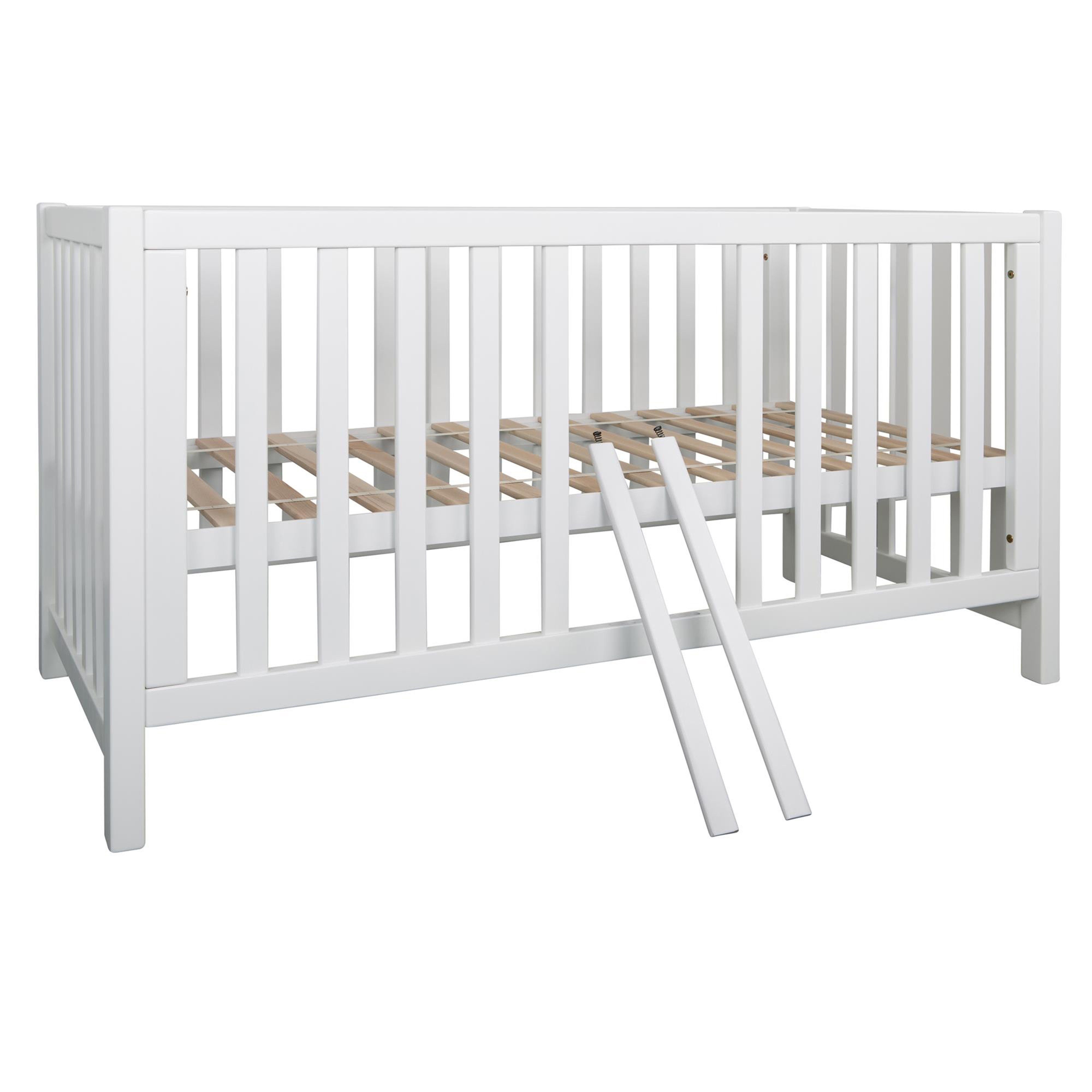 Betten-ABC Babybett Babybett Kinderbett inkl. Rollrost umwandelbar zum Sofa günstig online kaufen