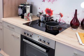 Flex-Well Küchenzeile Riva, mit E-Geräten, Gesamtbreite 310 cm