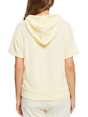 Esprit Sweatshirt Recycelt: Hoodie mit kurzen Ärmeln (1-tlg)