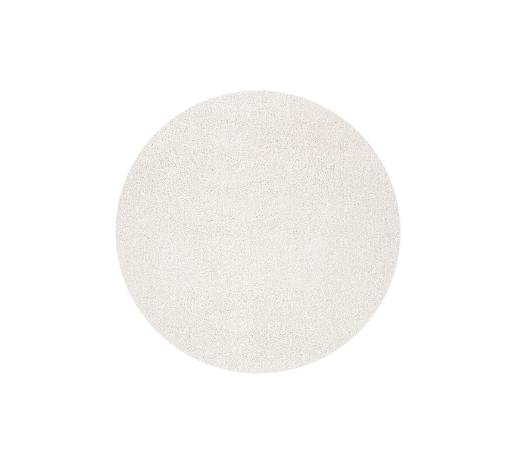 Floornovo Hochflor-Teppich Indoor Teppich Creme versch. Größen - rechteckig für alle Innenräume, rund, Trocken- und Feuchträume