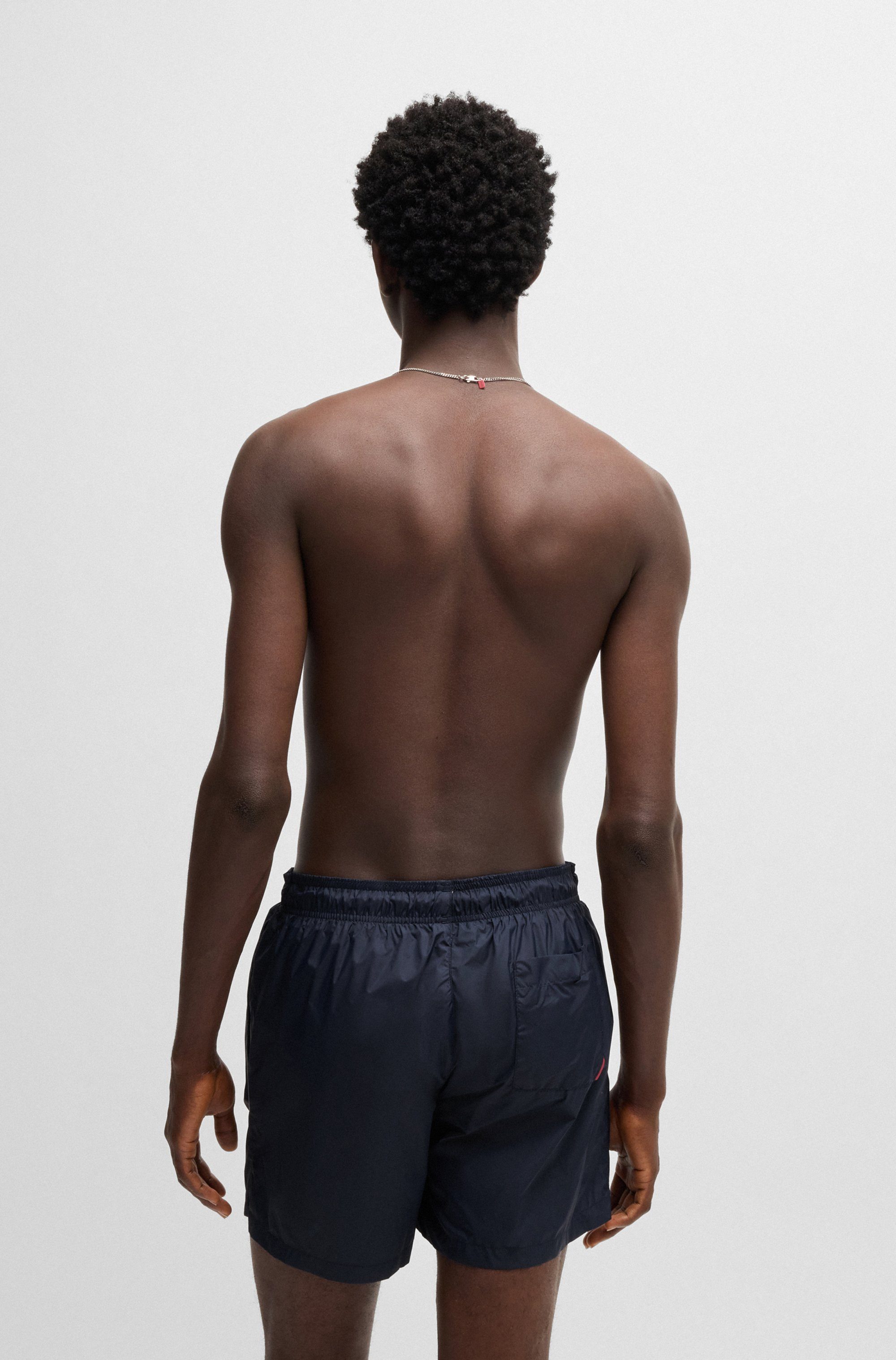 HUGO Badehose Haiti mit Markenschriftzug auf der Kordel günstig online kaufen