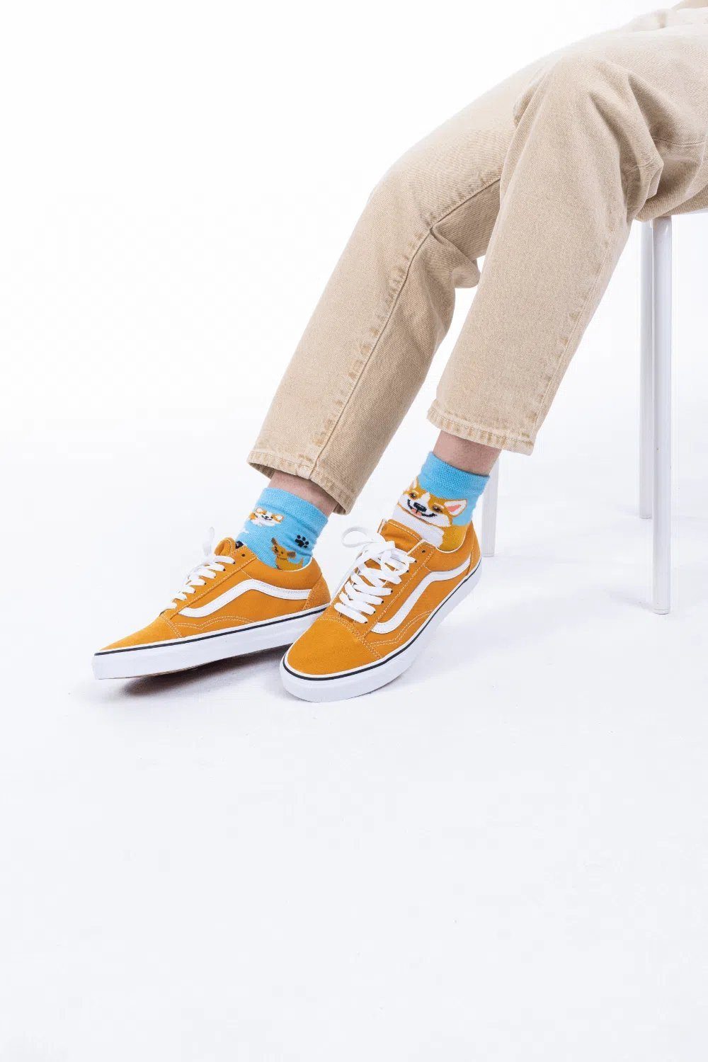 Many Mornings Sneakersocken Many Mornings Quarters Playful Dog (1 Paar, 1-P günstig online kaufen