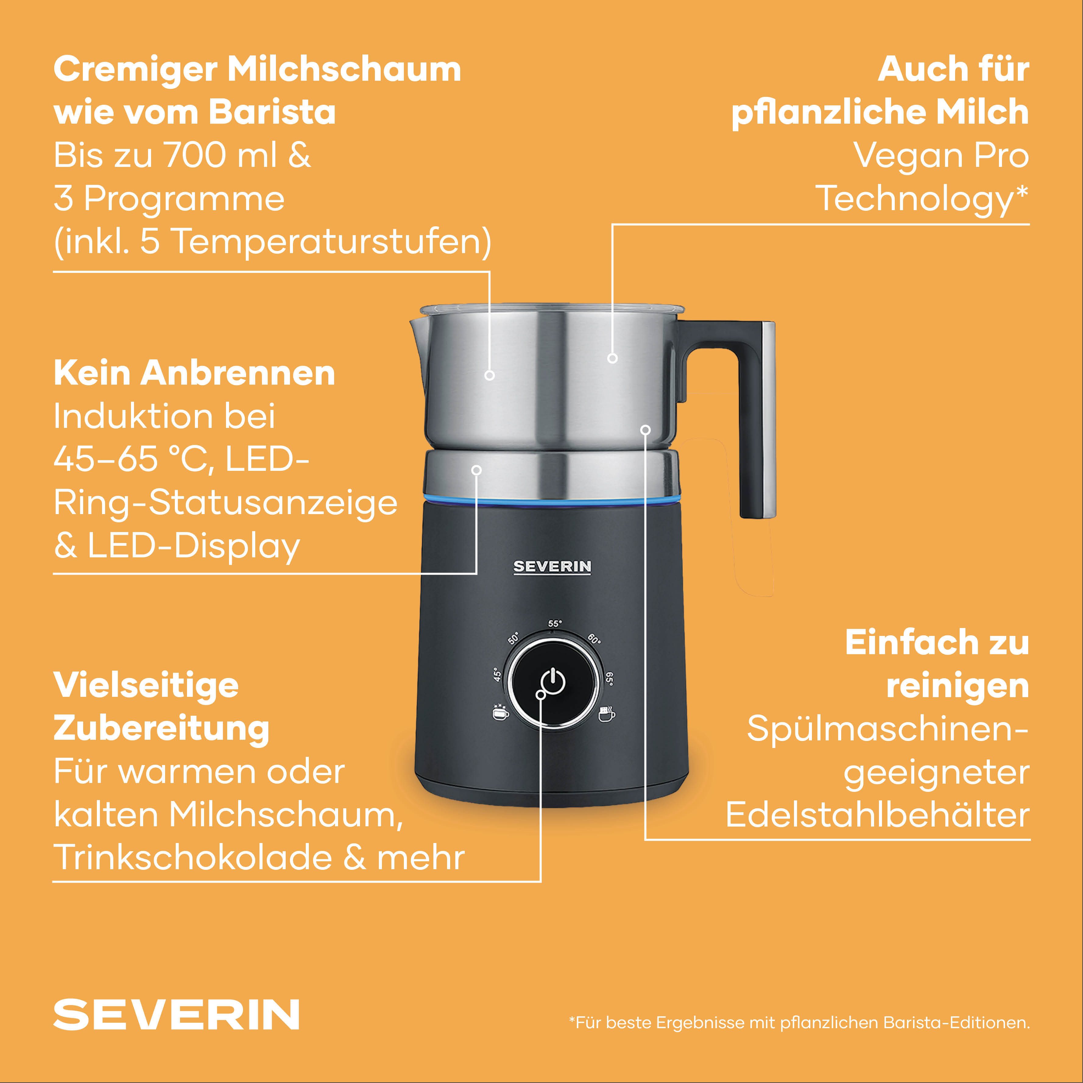Severin Milchaufschäumer, 500 W – Bild 4 von 5