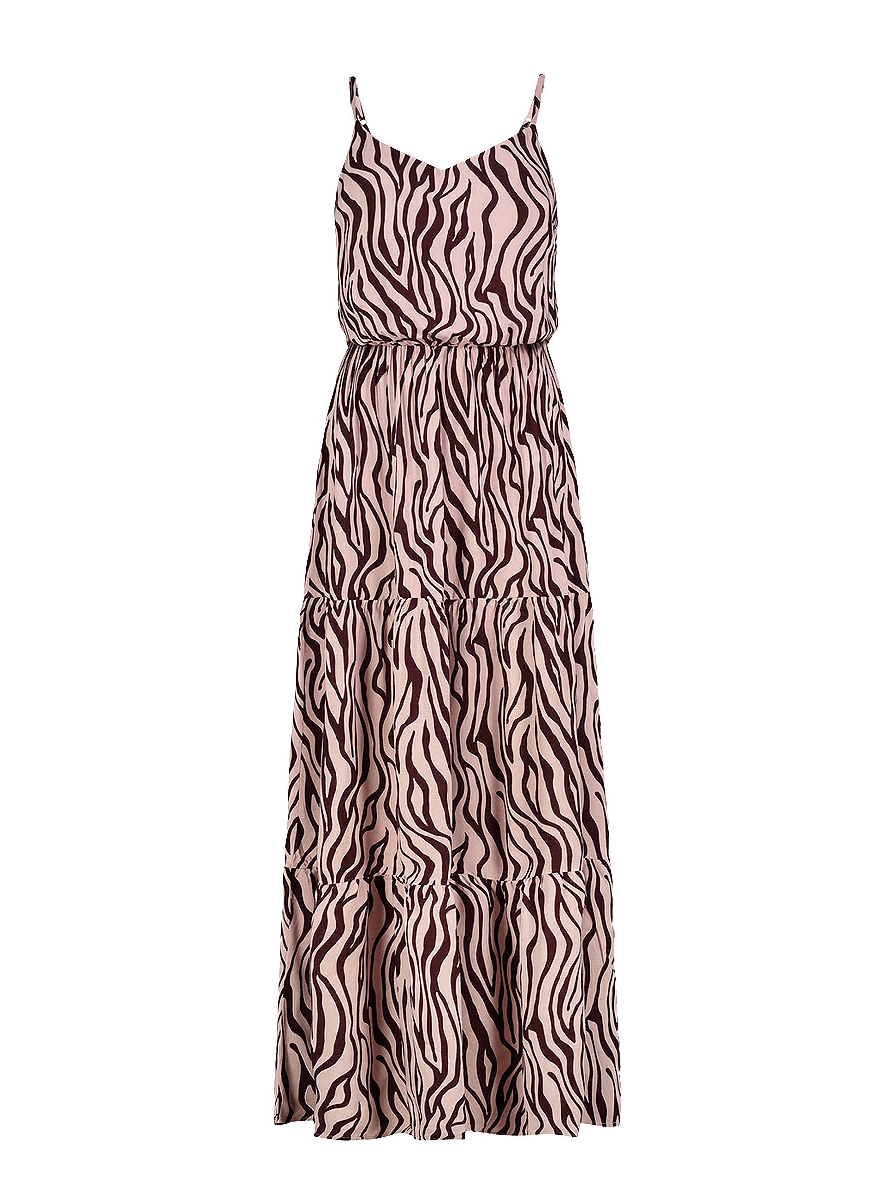 SUBLEVEL Shirtkleid DOB Maxi Volant-Design mit Spaghettiträgern (lang) DOB_ günstig online kaufen