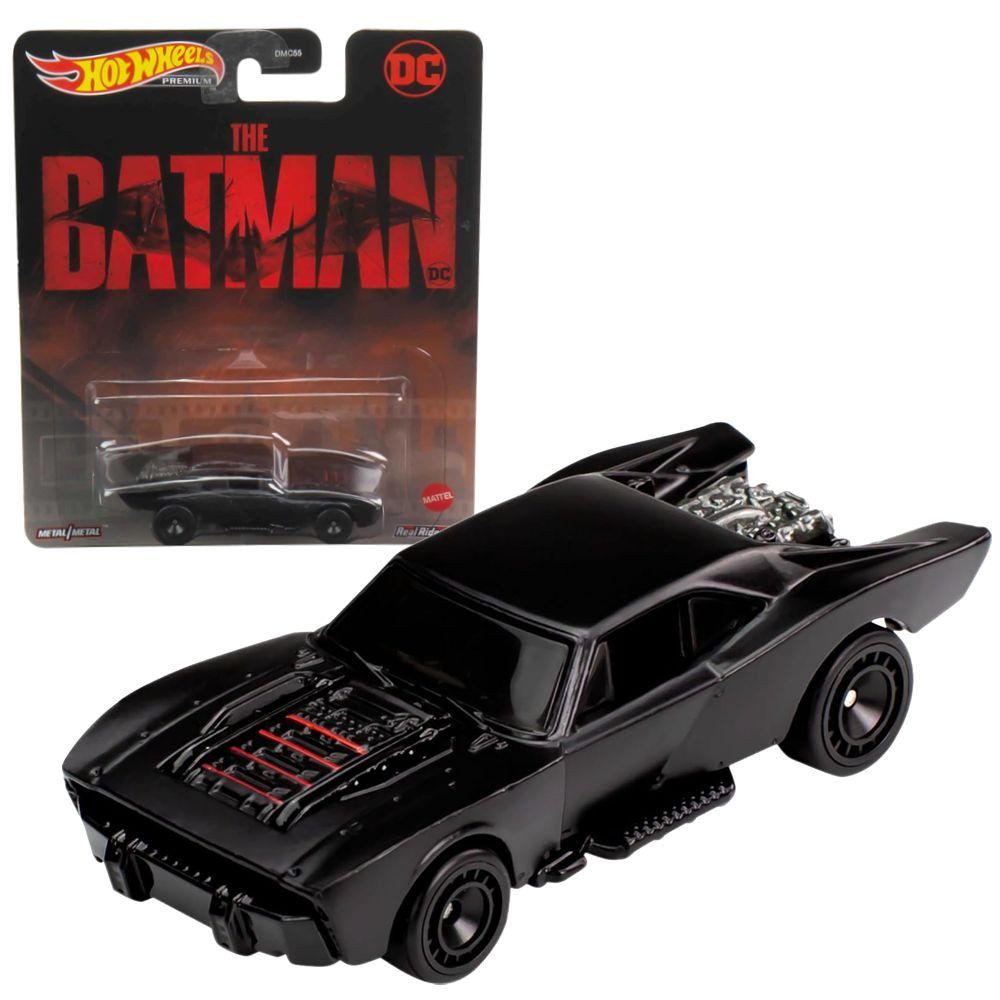 Hot Wheels Spielzeug-Rennwagen Batmobile Hot Wheels Premium Fahrzeug Mattel GRL75 The Batman