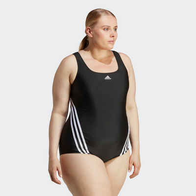 adidas Performance Badeanzug 3-STREIFEN – GROSSE GRÖSSEN (1-St)