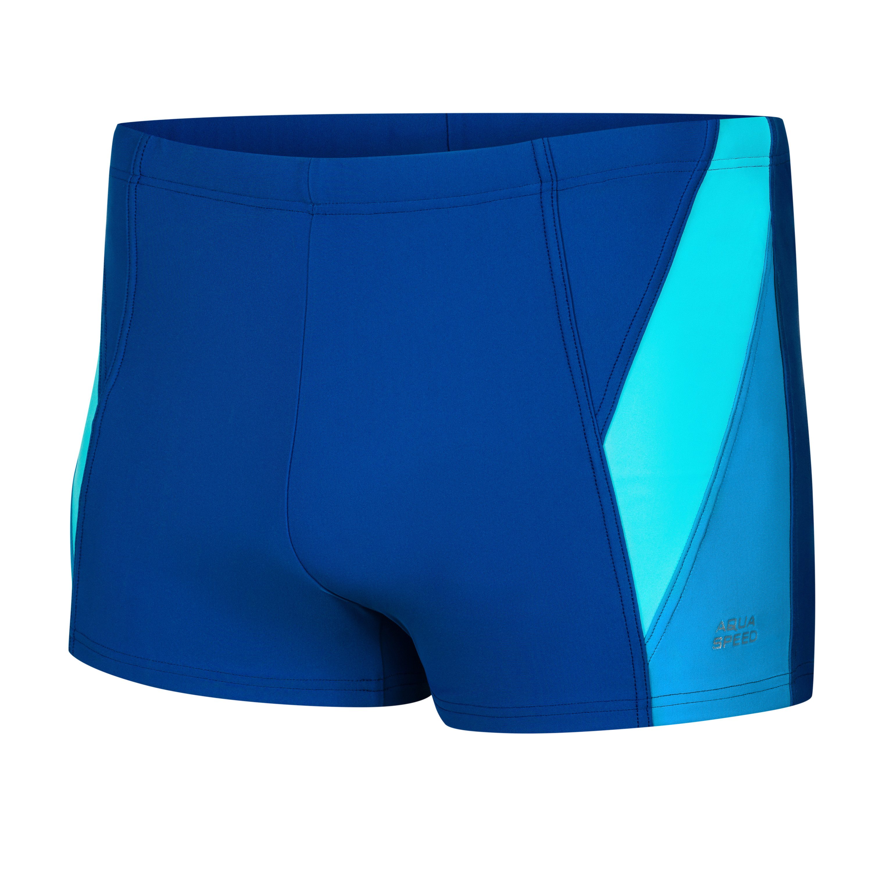 Aqua Speed Badehose Logan Kompakte Swim Trunks chlorresistent Blau Hellblau günstig online kaufen