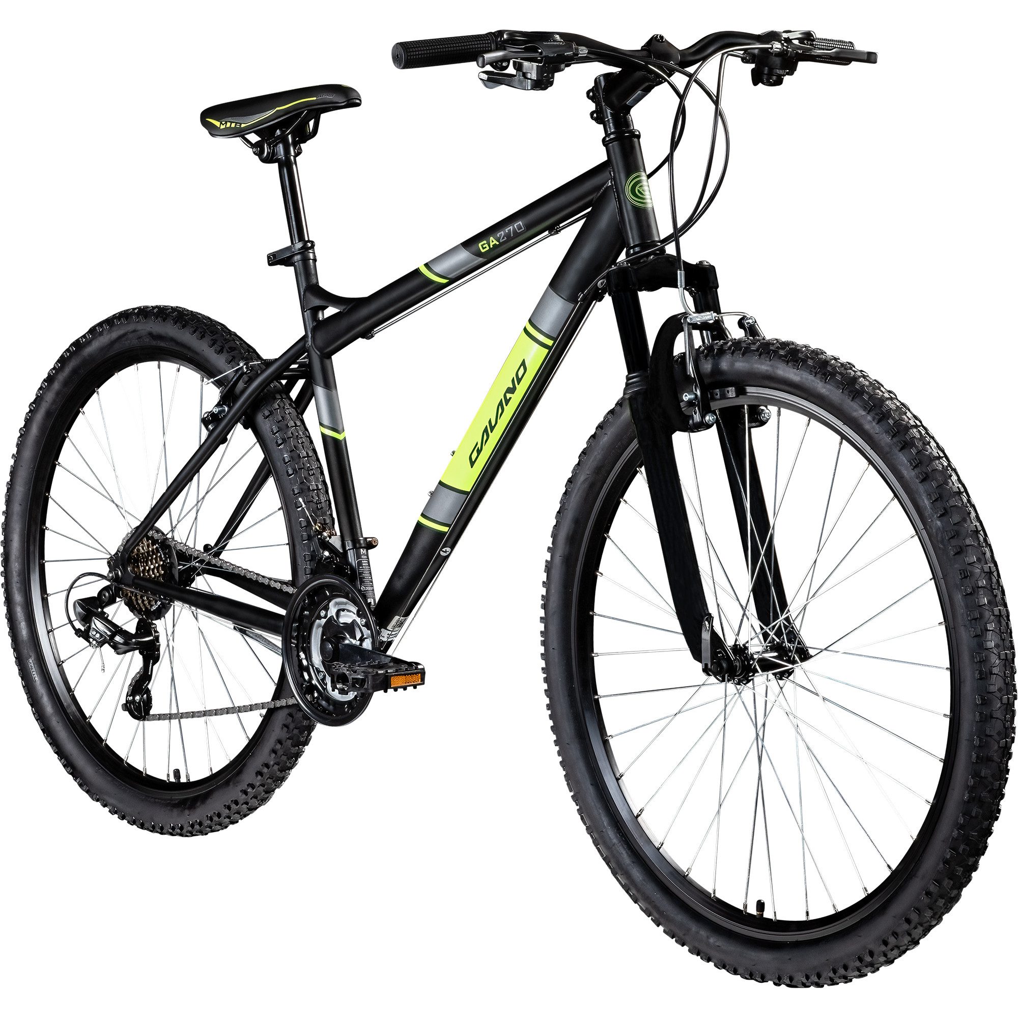 Galano Mountainbike GA270, 21 Gang Shimano Tourney Schaltwerk, Kettenschaltung, Mountainbike 27,5 Zoll Fahrrad Hardtail MTB 21 Gänge 160 - 175 cm