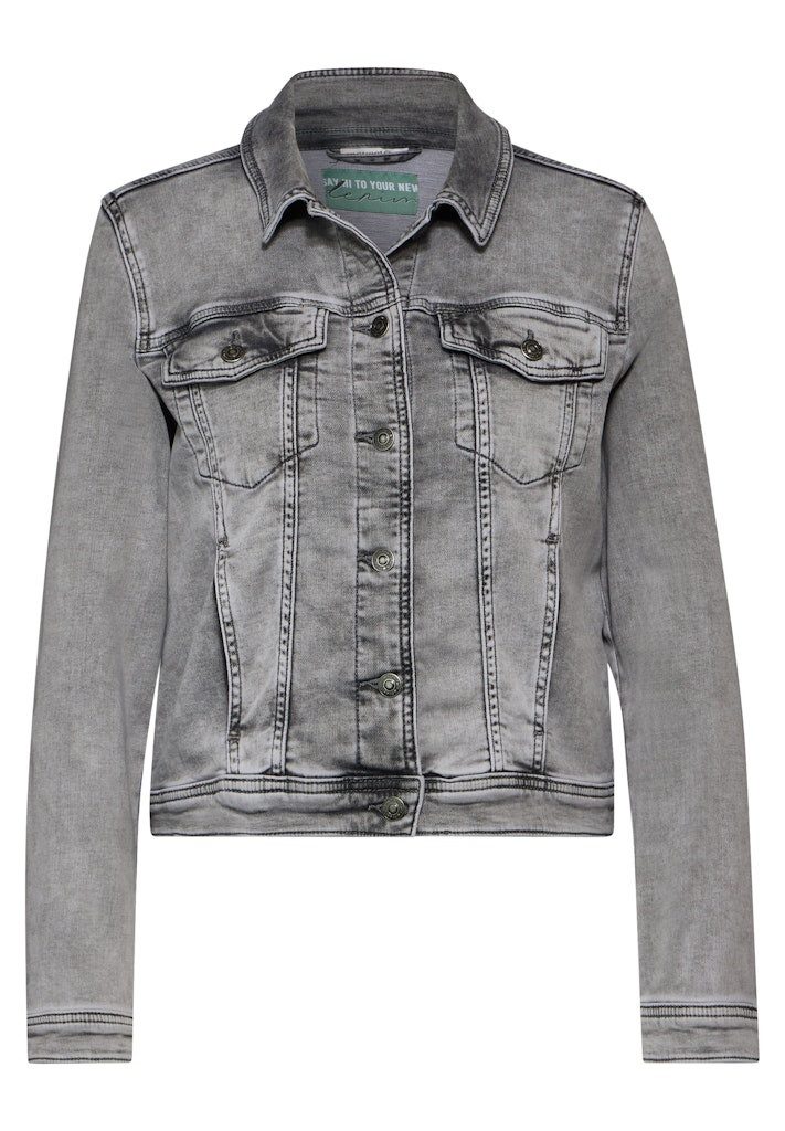 STREET ONE Jackenblazer QR-Knit Jacket.Grey Random günstig online kaufen