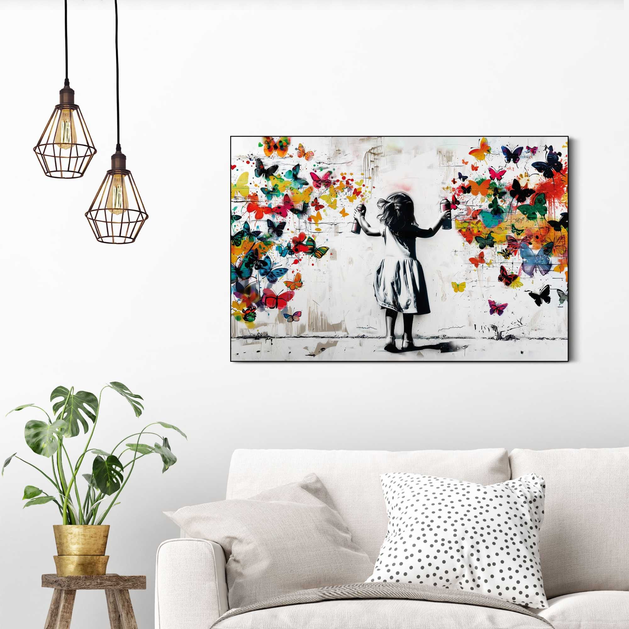 Reinders! Wandbild Wolke von Schmetterlingen, Kinderzimmer günstig online kaufen