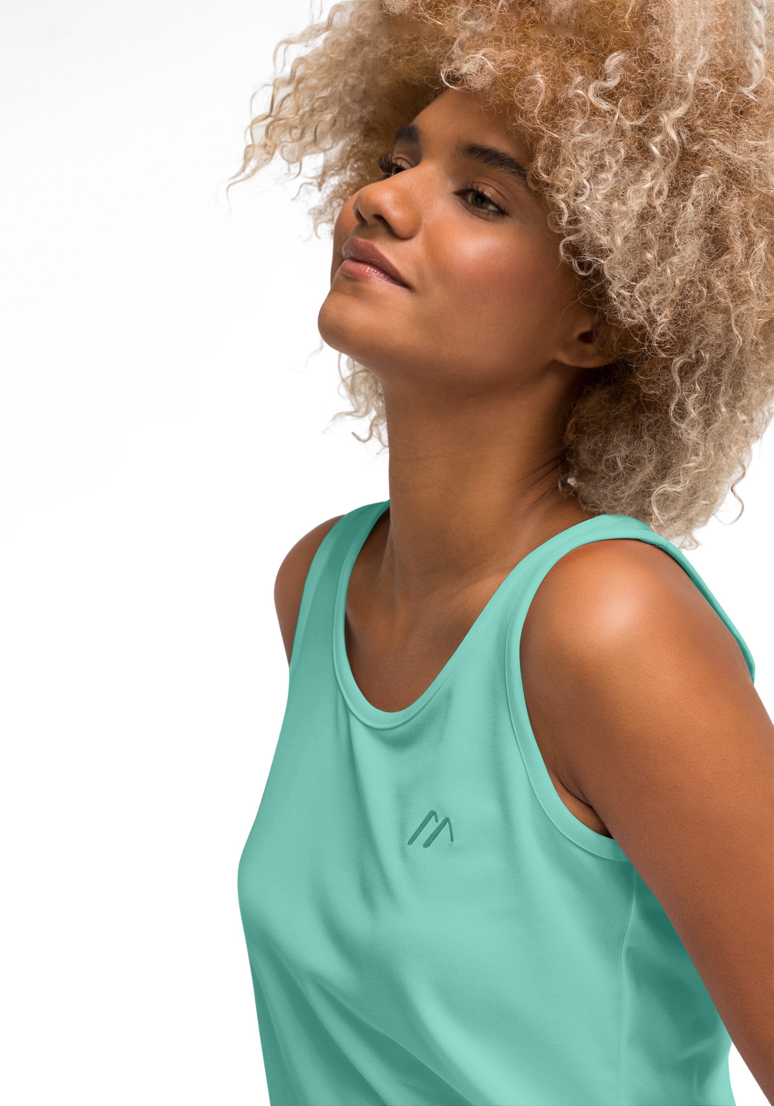 Maier Sports Funktionsshirt Petra Damen Top, leichtes ärmelloses Shirt, Rundhals, Regular Fit