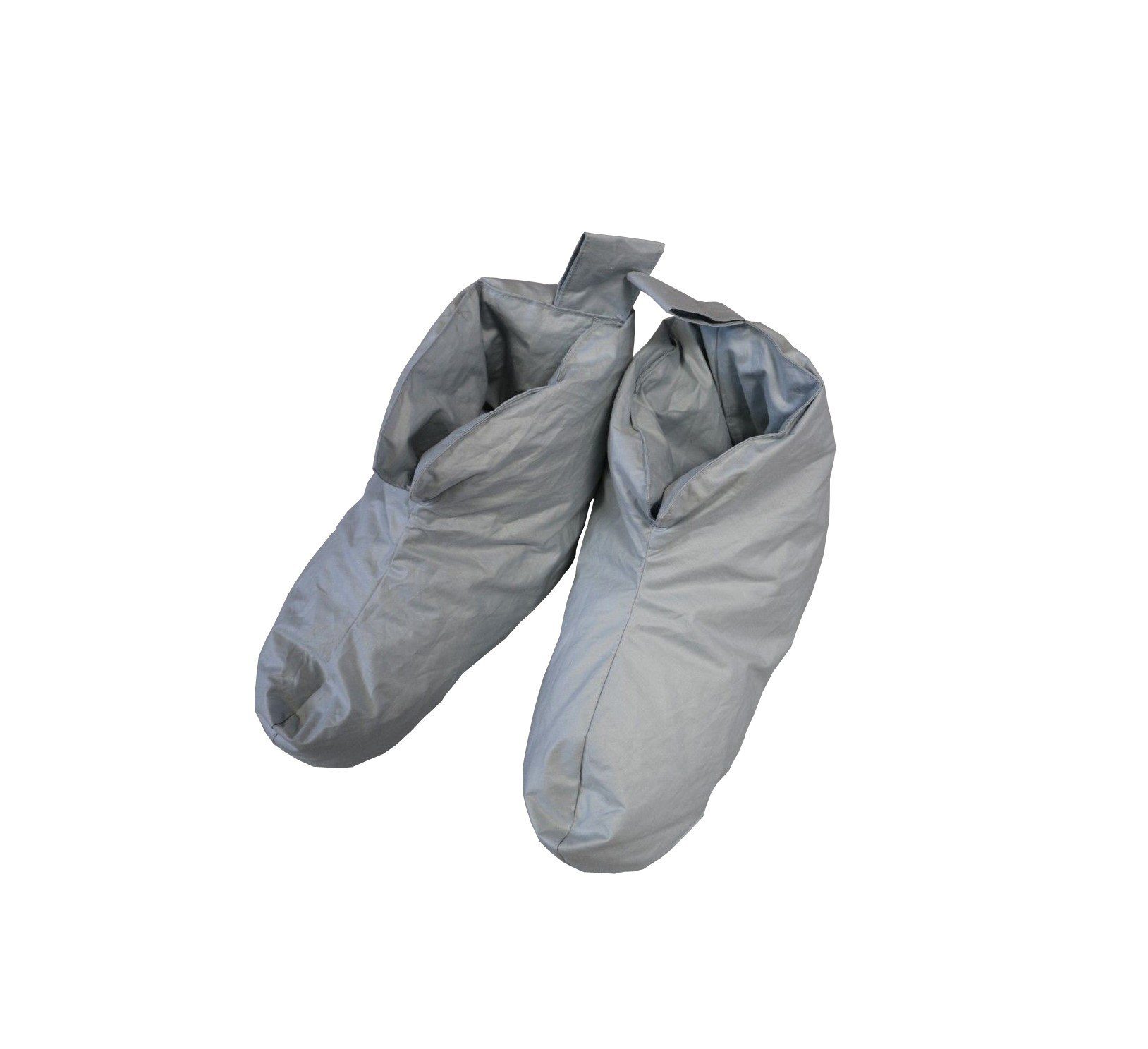 Betten Hofmann Betten Hofmann Kuschelwarme Daunenschuhe Bettschuhe Hausschuhe silber Bettschuh (1-tlg)