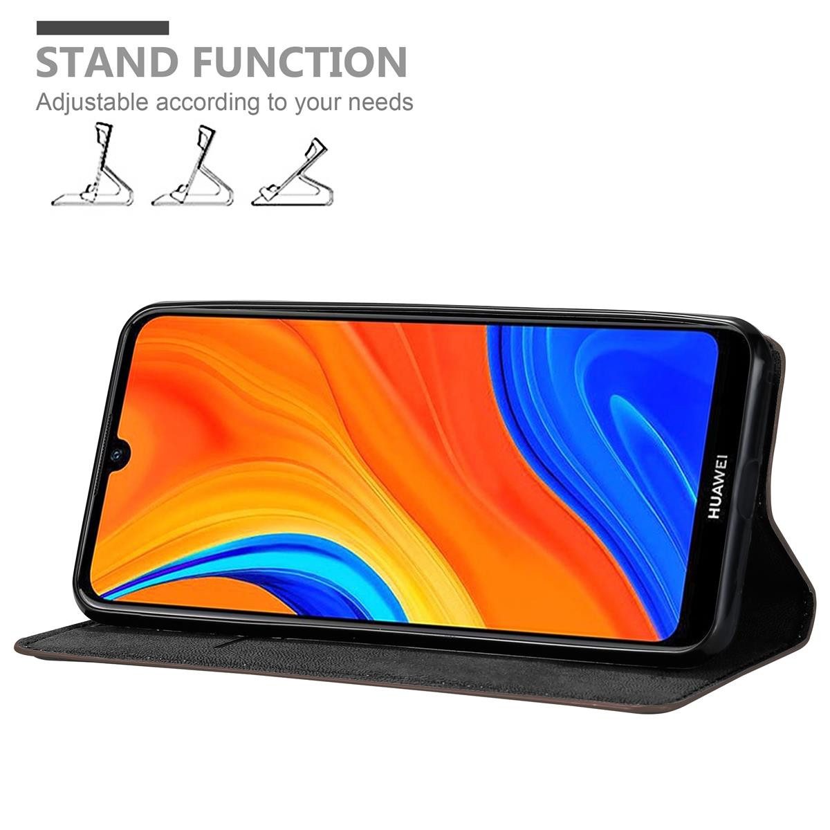 Cadorabo Handyhülle für Huawei Y6S Hülle Huawei Y6S, Hülle Schutzhülle mit Standfunktion, Magnetverschluss und Kartenfach