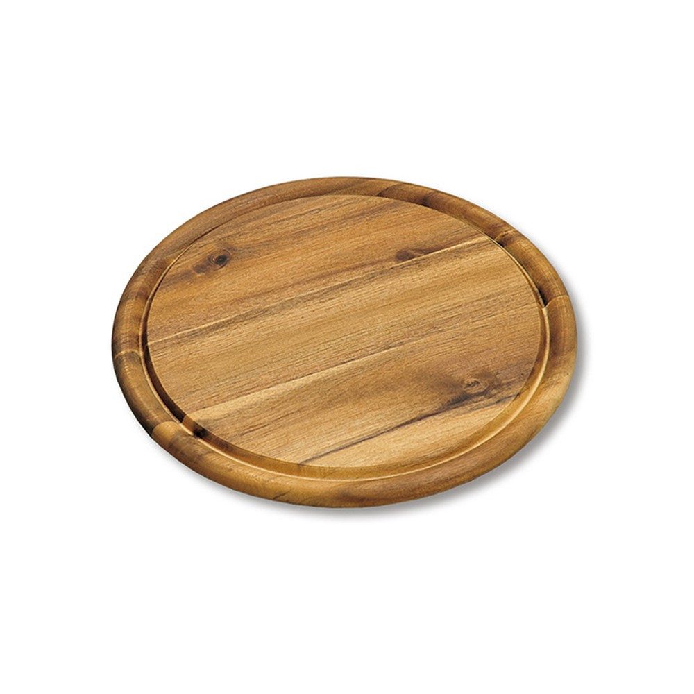 Kesper Speiseteller Fleischteller 25 cm Akazienholz, (1 St)