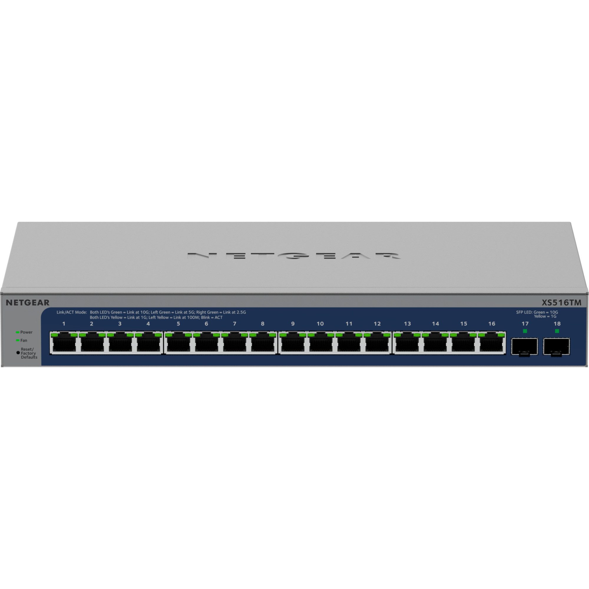 Netgear XS516TM Smart, Switch Netzwerk-Switch