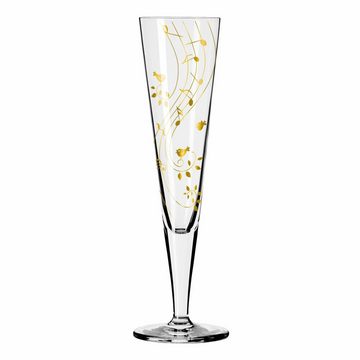 Ritzenhoff Champagnerglas Goldnacht Champagner 002, Kristallglas, Made in Germany