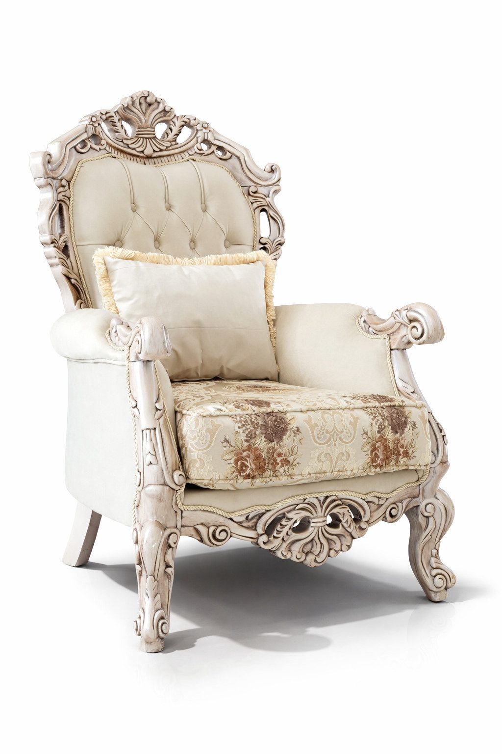 Xlmoebel Ohrensessel Chesterfield Barock Sofa Möbel Einrichtung Couch Stuhl (1-St., 1-Sitzer), Made in Europa
