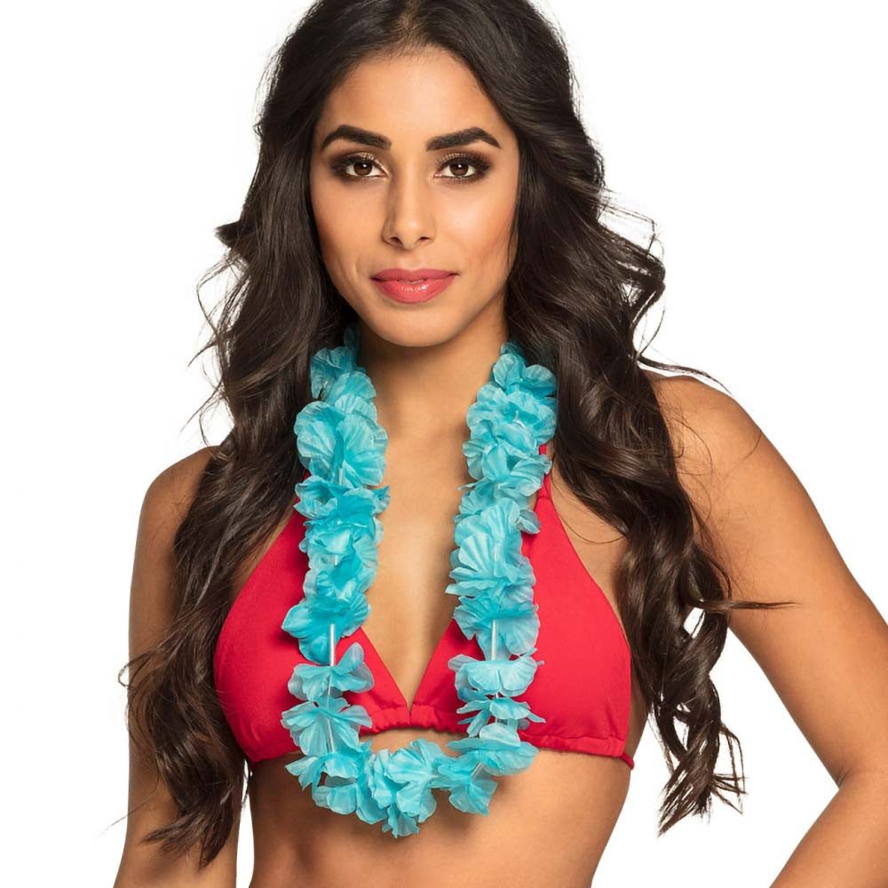 Boland Kostüm Hawaiikette Ohana türkis
