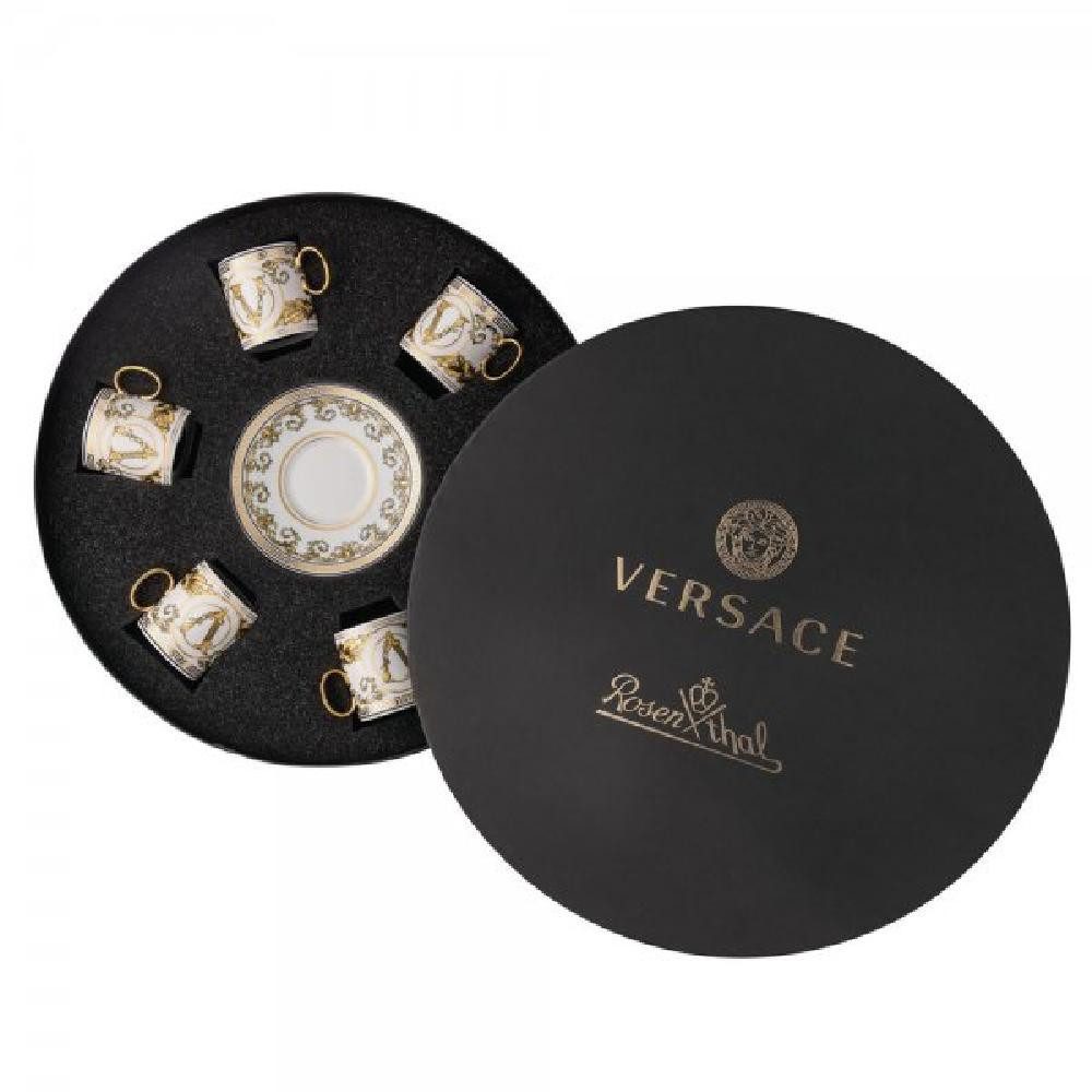 Versace Tasse by Rosenthal Espressotassen Virtus Gala White (12-teilig)