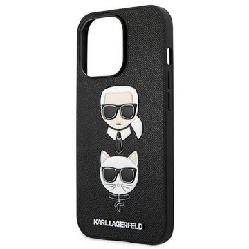 KARL LAGERFELD Handyhülle iPhone 13 Pro Max Case TPU Hardcase schwarz