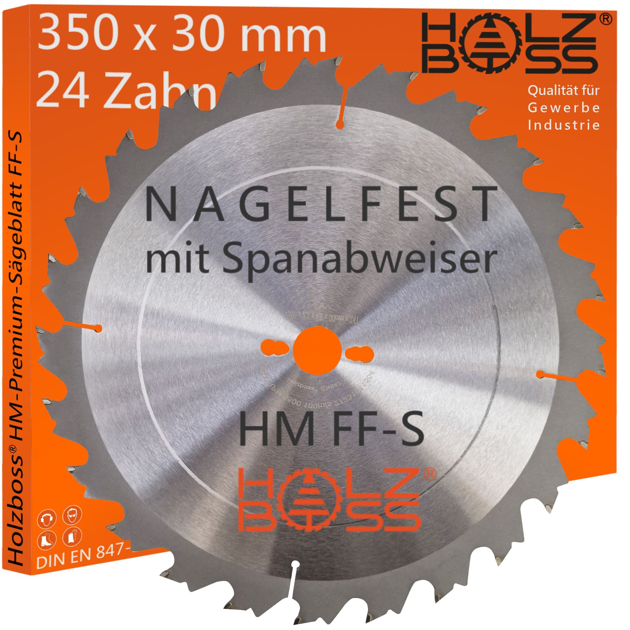 Holzboss® Sägeblatt NEUHEIT " Nagelfest mit Spanabweiser " HM-Sägeblatt FF- günstig online kaufen