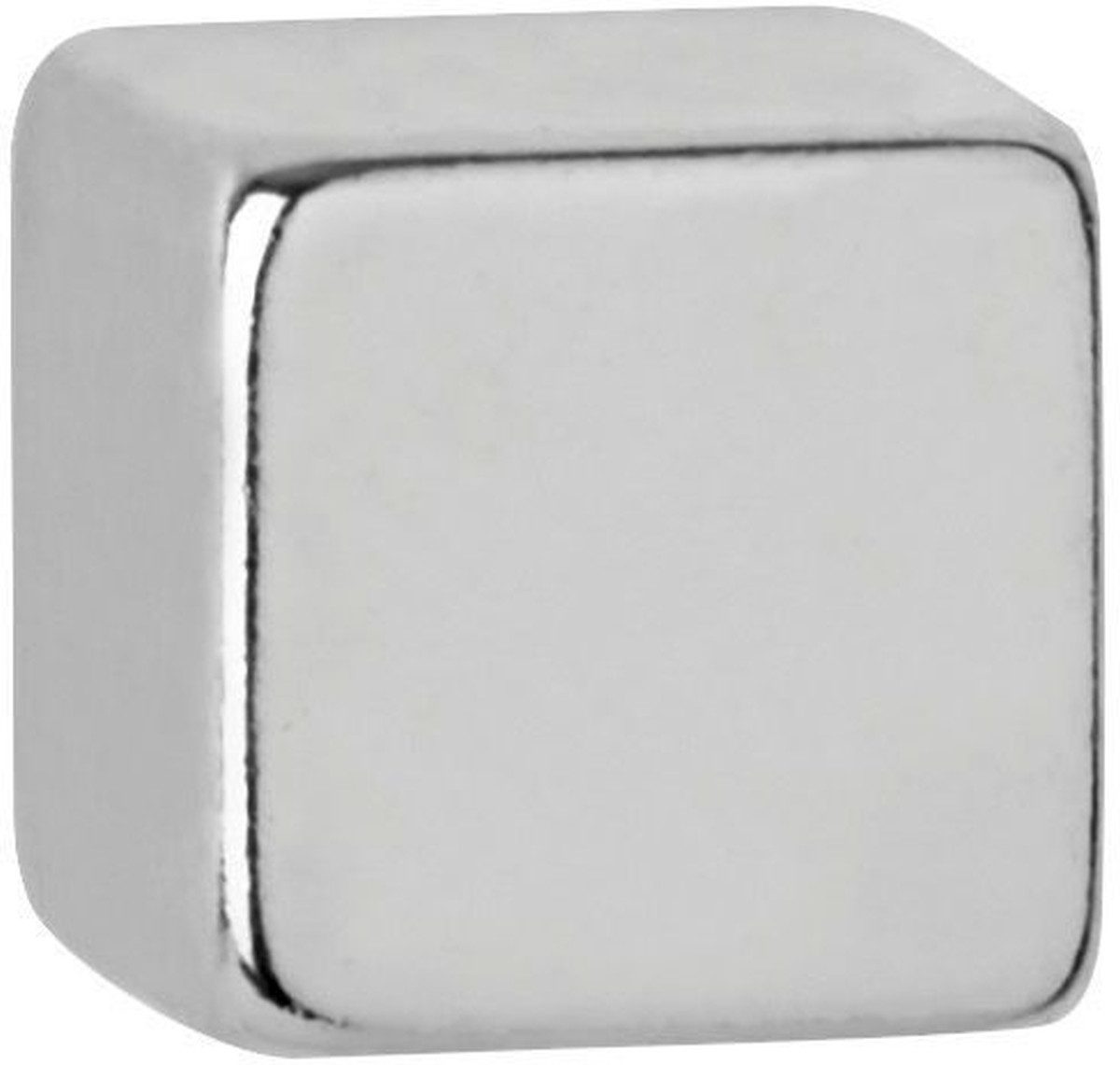 MAUL Magnet Neodym-Würfelmagnet 7x7mm 1600g hellsilber VE=10 Stück