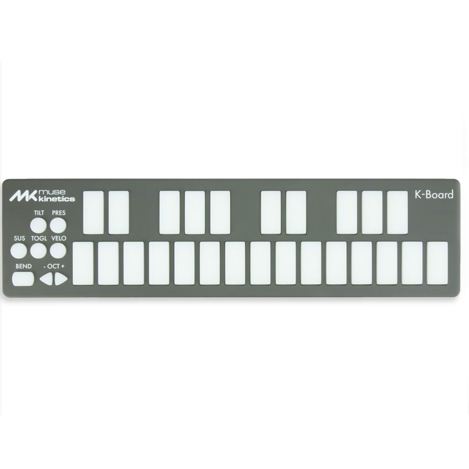 Keith McMillen Muse Kinetics MIDI-Controller K-Board Galaxy Controller (Analog, 1 St., Tragbarer Mini-MPE-MIDI-Keyboard-Controller)
