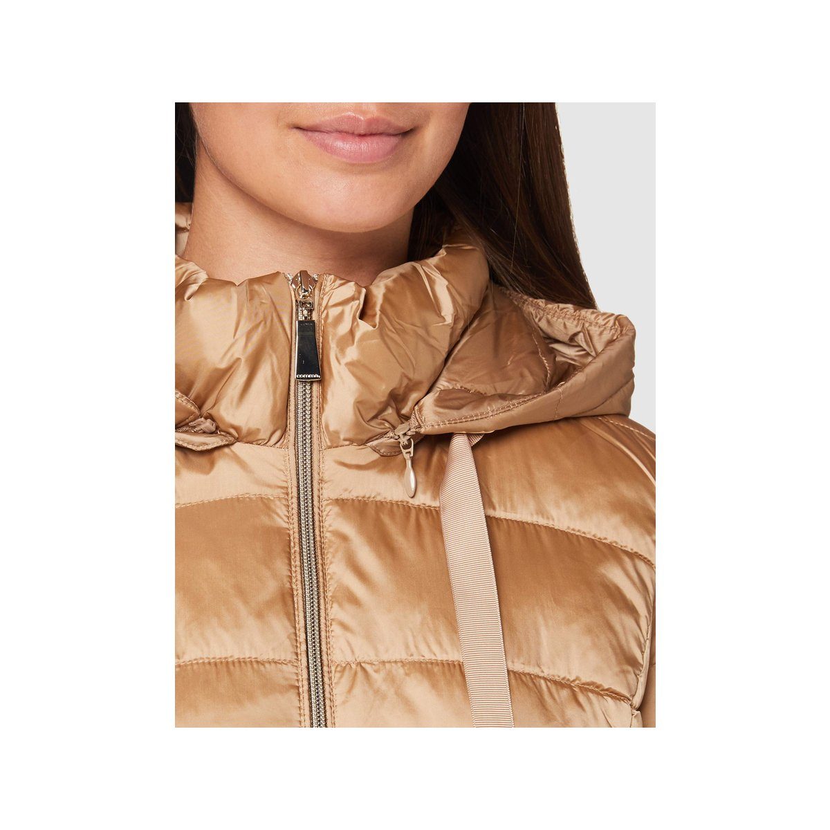 Comma regular (1-St) Steppjacke braun