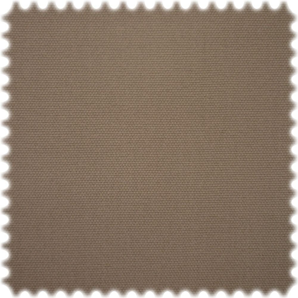 Heiro Stoff Naturfaser Möbelstoff Stockholm Graubraun, Polsterstoff Meterware - Breite:140 cm