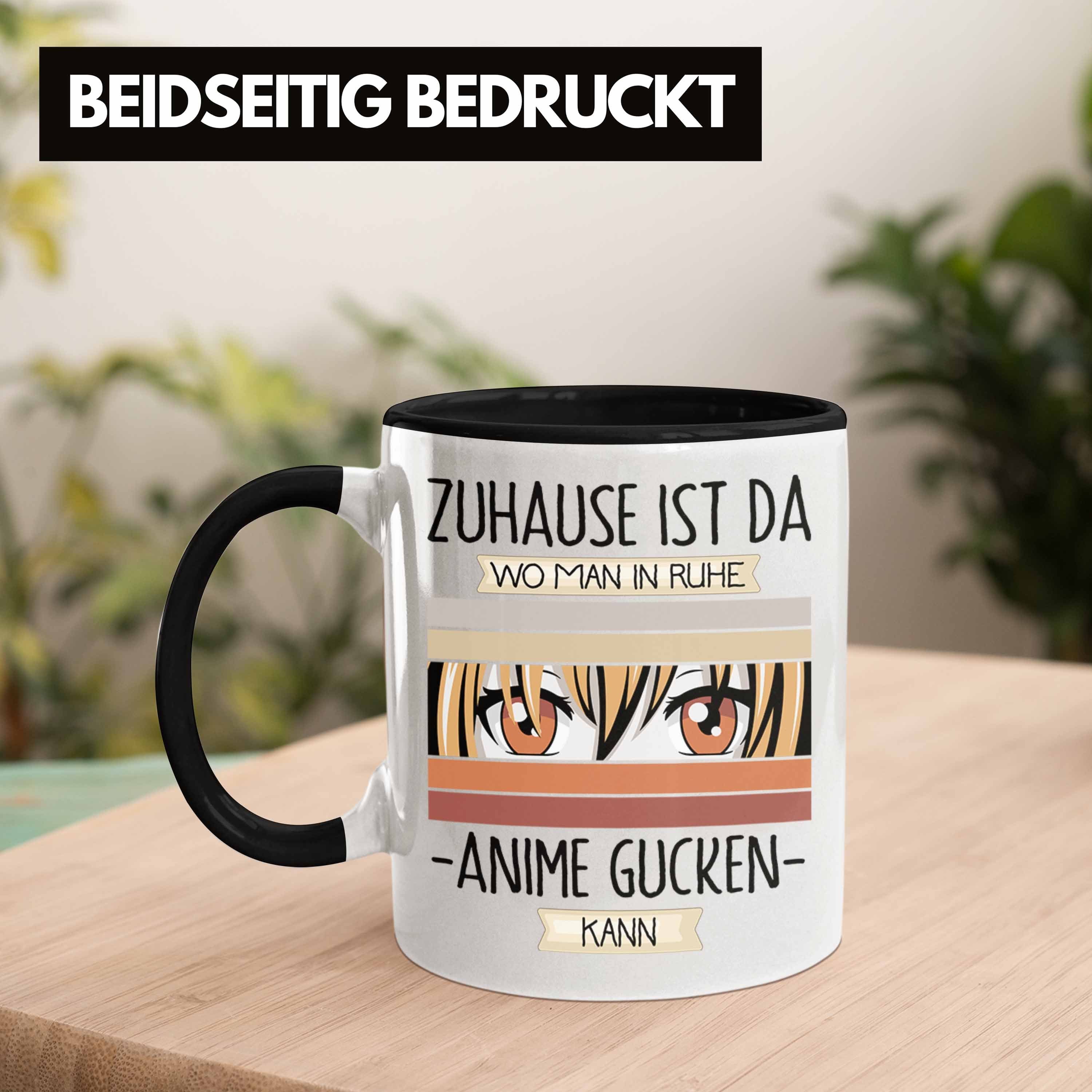 Trendation Tasse Ma Wo Tasse Ist Lustiger Geschenk Schwarz Anime Geschenkidee Spruch Da Zuhause