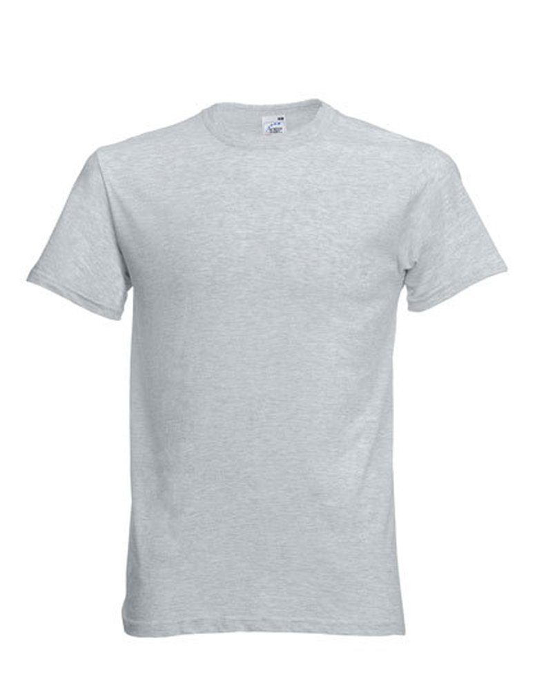 Fruit of the Loom Unterhemd Unterziehshirt (5er Pack) Rundhals Heather Grey günstig online kaufen