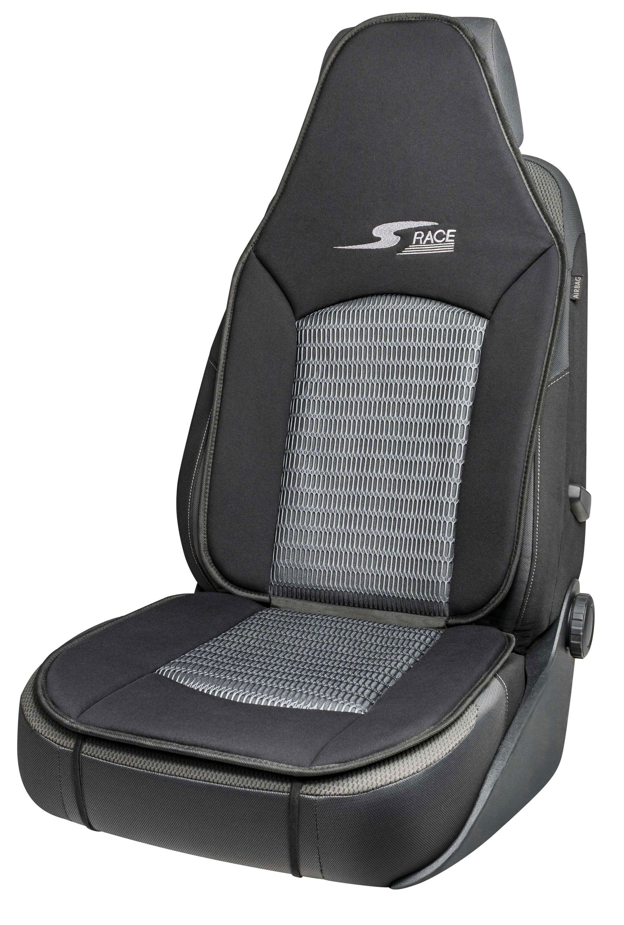 CarComfort Autositzauflage Sitzaufleger S-Race Pilotensit, 1 Stück, 1-tlg.