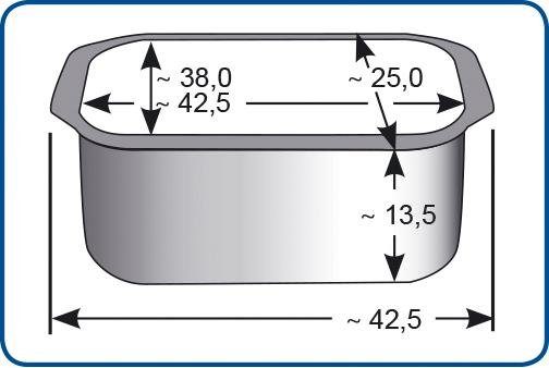 Induktion Liter, 7 Bräter Elo Aluminiumguss (1-tlg), Alucast, oval,