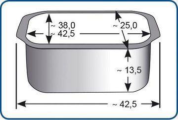 Elo Bräter Alucast, Aluminiumguss (1-tlg), 7 Liter, oval, Induktion