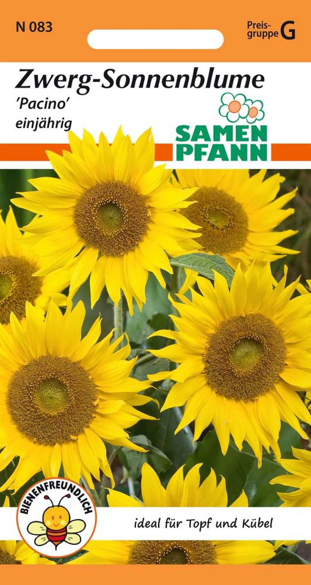SAMEN PFANN Blumensamen Sonnenblume, Zwergsonnenblume, Pacino - Saatgut Son günstig online kaufen