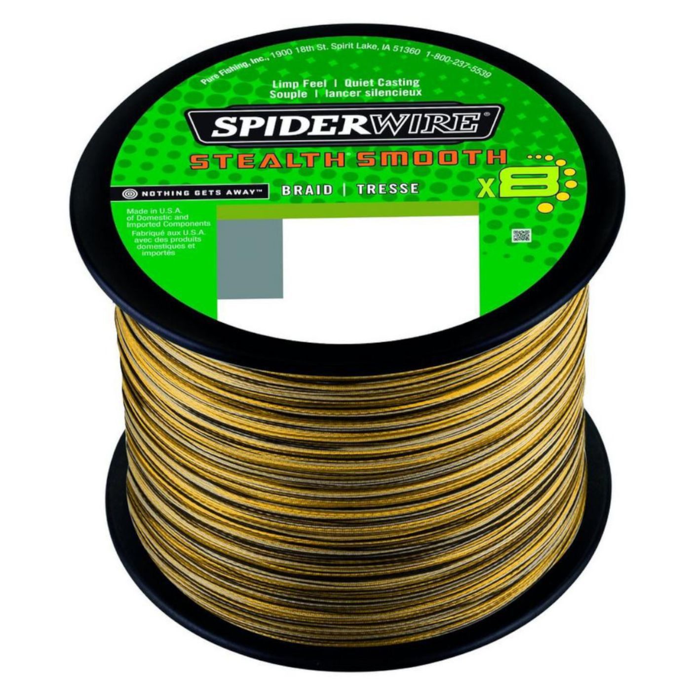 Spiderwire Angelschnur Spiderwire Stealth Smooth8 X8 PE Braid - 2000m Angelschnur, 0.07 m Länge, 0.07 mm Fadendurchmesser, (2000-St)