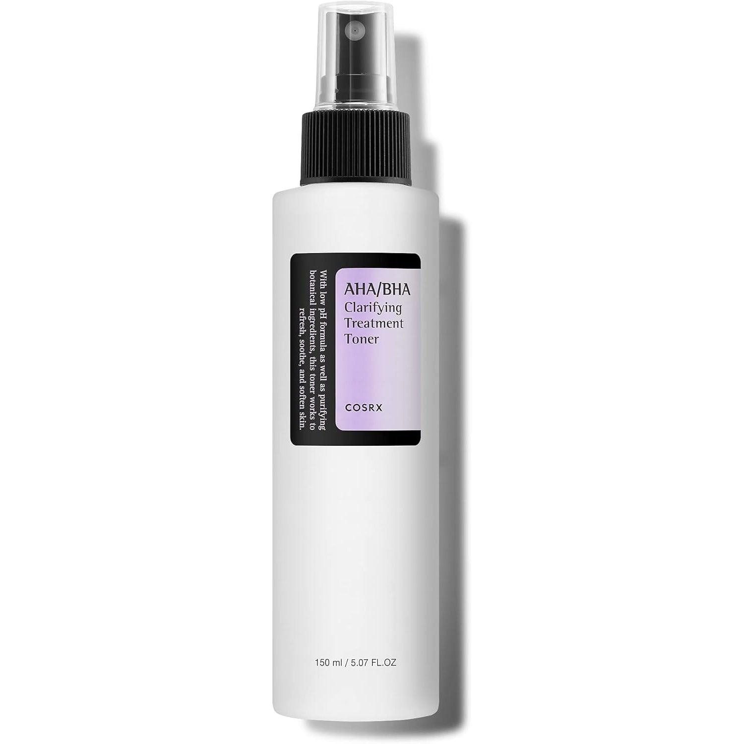 Cosrx Toner AHA/BHA Clarifying Treatment Toner - Peeling- Тонер для лица für eine makellose Haut, Anti-Mitesser & Anti-Pickel, 1-tlg., Porenverfeinernd, Für alle Hauttypen, Korean Skincare