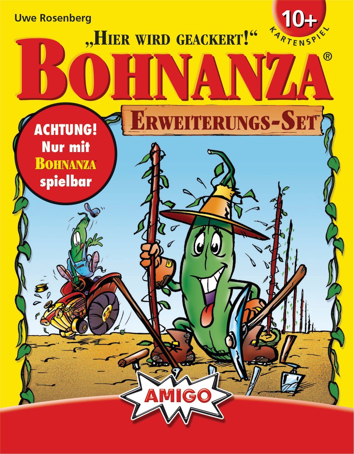 Spiel Kartenspiel Bohnanza Erweiterung 3 bis 7 Spieler ab 10 Jahren