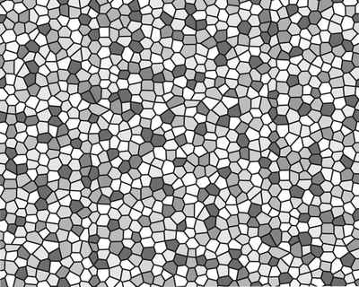 Fußmatte SOFT VINTAGE Bodenbelag Kachel Polyester grau 65x100 cm, matches21 HOME & HOBBY, rechteckig, Höhe: 2.2 mm
