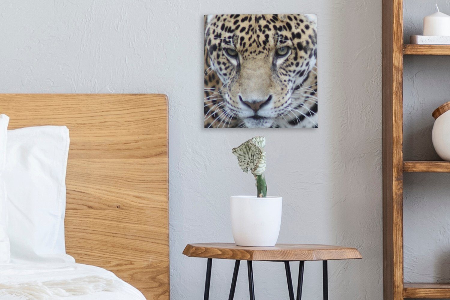 (1 Leinwand Leinwandbild - St), Jaguar - Raubtier Schlafzimmer Bilder für OneMillionCanvasses® Augen, Wohnzimmer