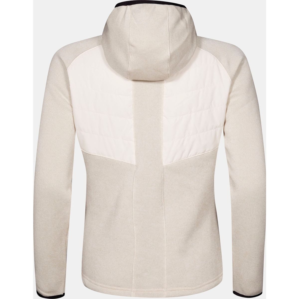 HALTI Outdoorjacke Streams W Hybrid Knit Layer Jacket Vielseitige Hybridjacke aus Recy Knit Fleece mit winddichter