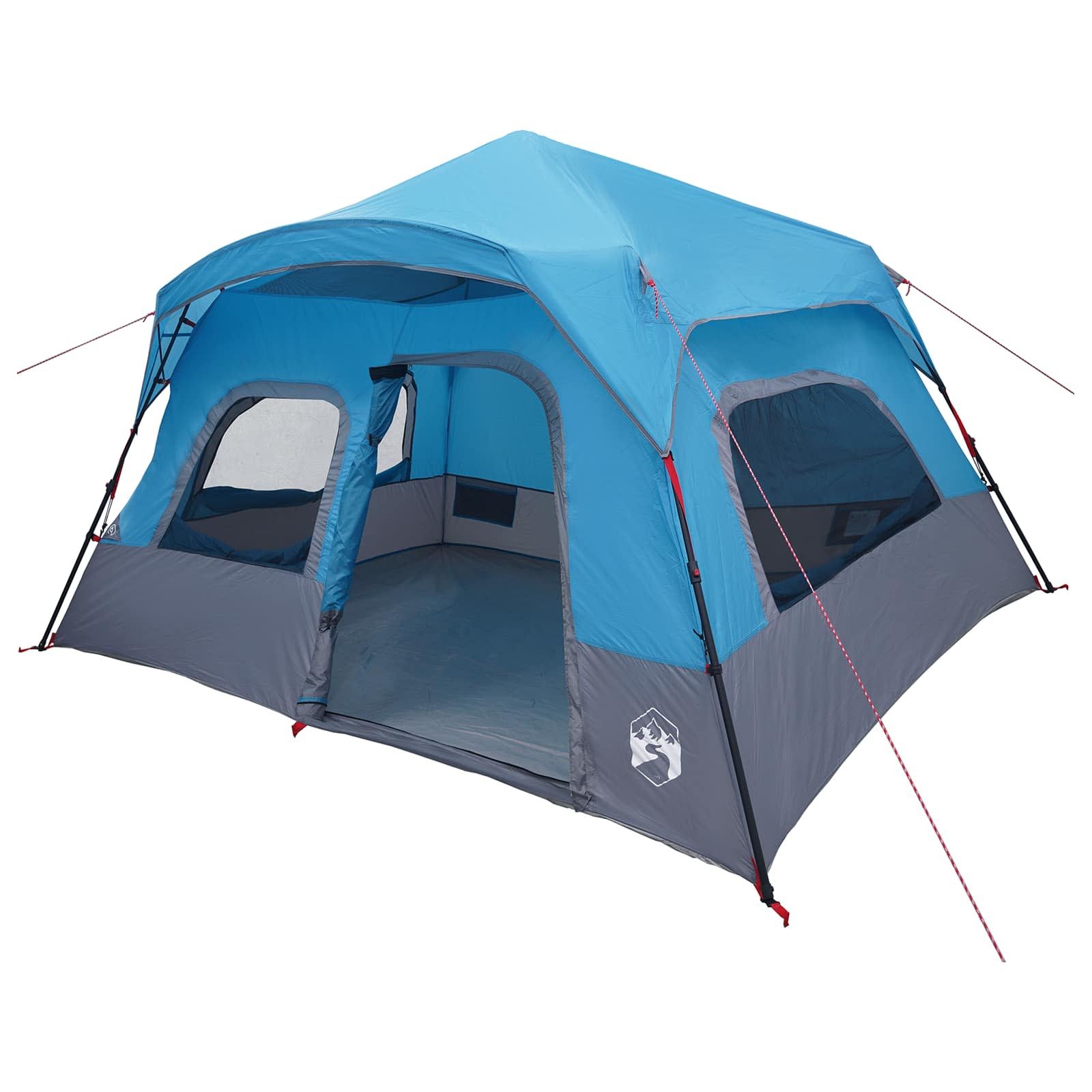 vidaXL Kuppelzelt Sofort Zelt Blau 340 x 280 x 190 cm, (1 tlg)