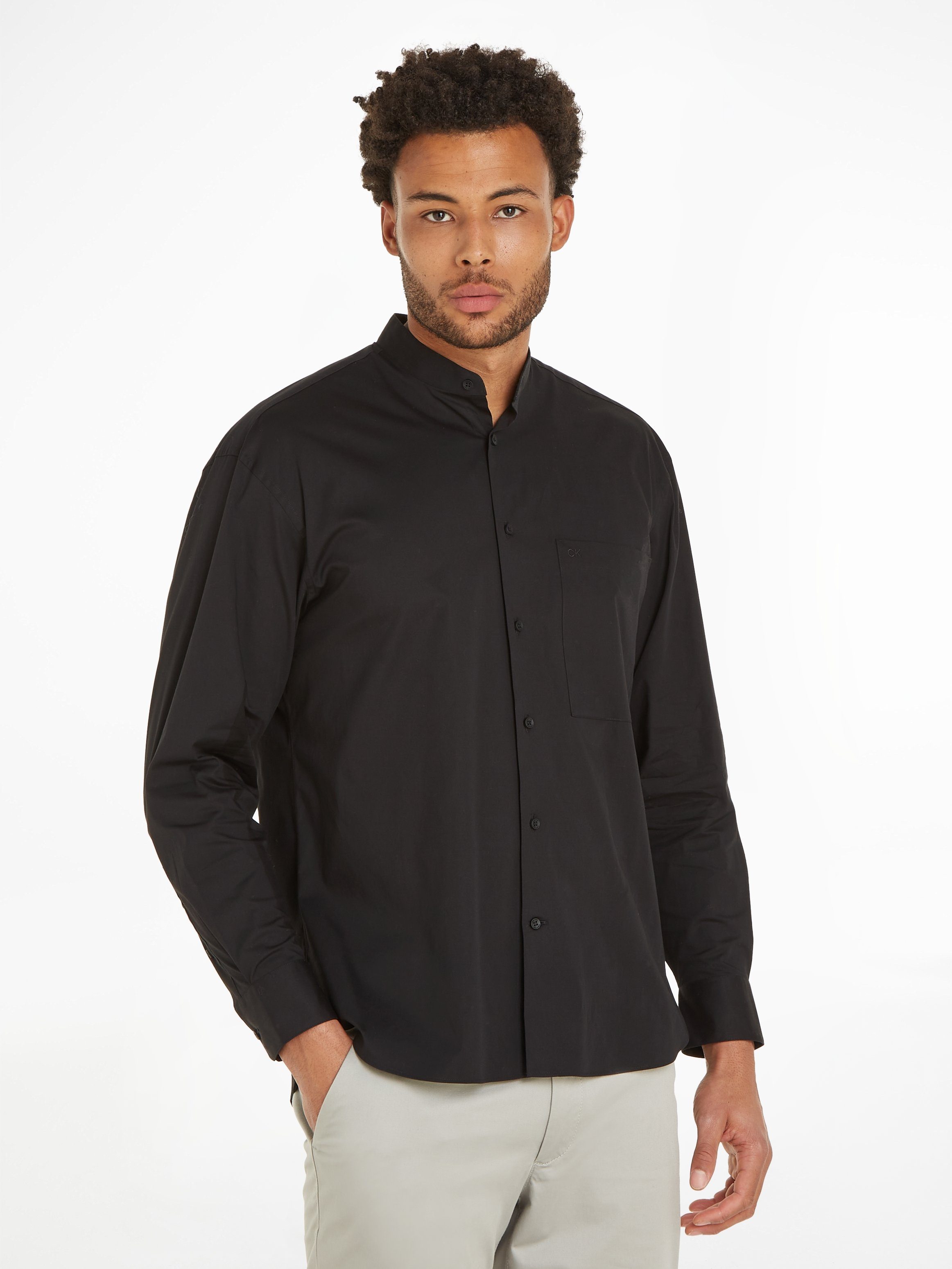 Calvin Klein Kurzarmhemd POPLIN MODERN S/S POCKETS SHIRT