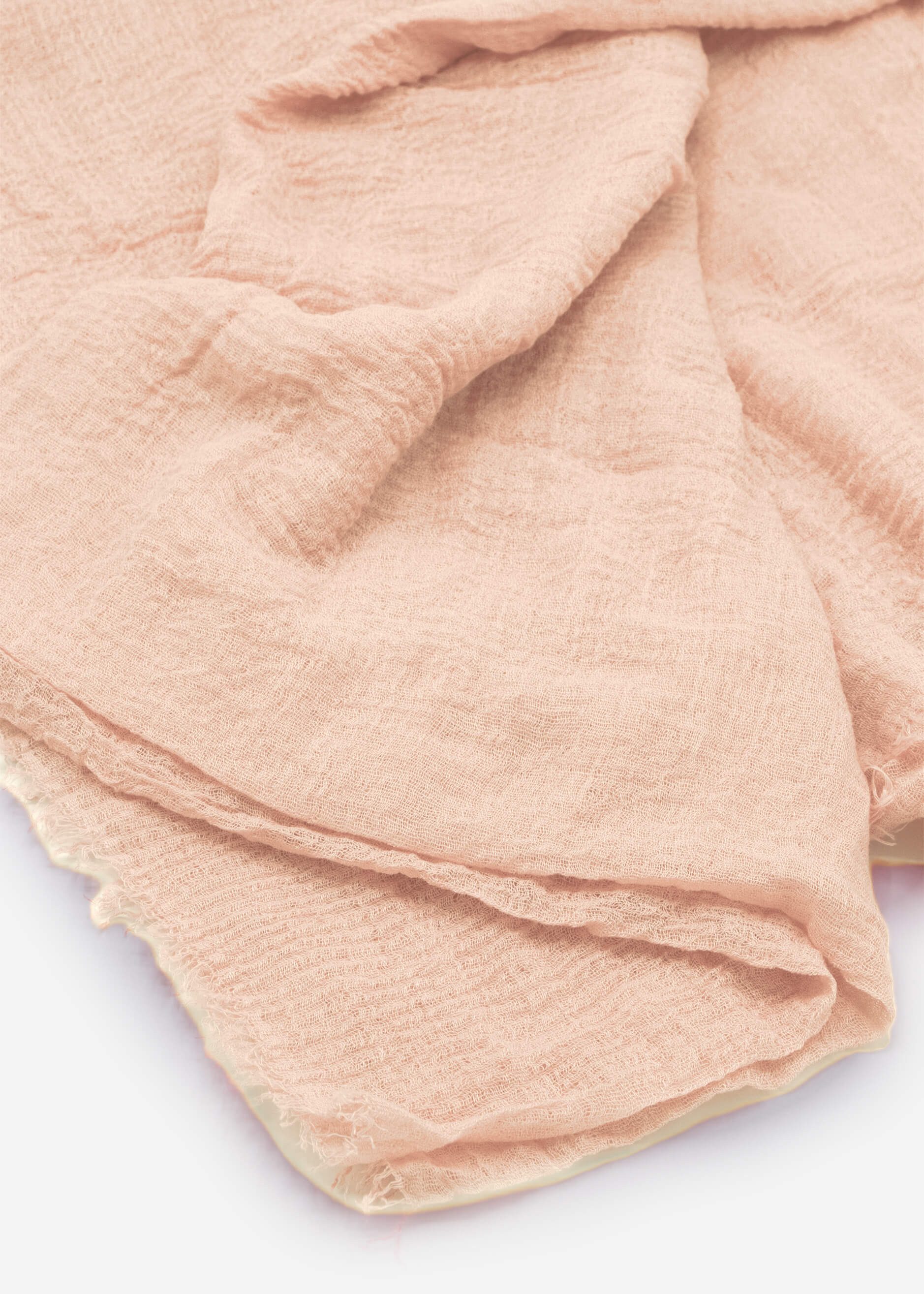 SASSYCLASSY Schal Musselin Schal für Damen, Weicher Schal aus Viskose mit ausgefransten Enden