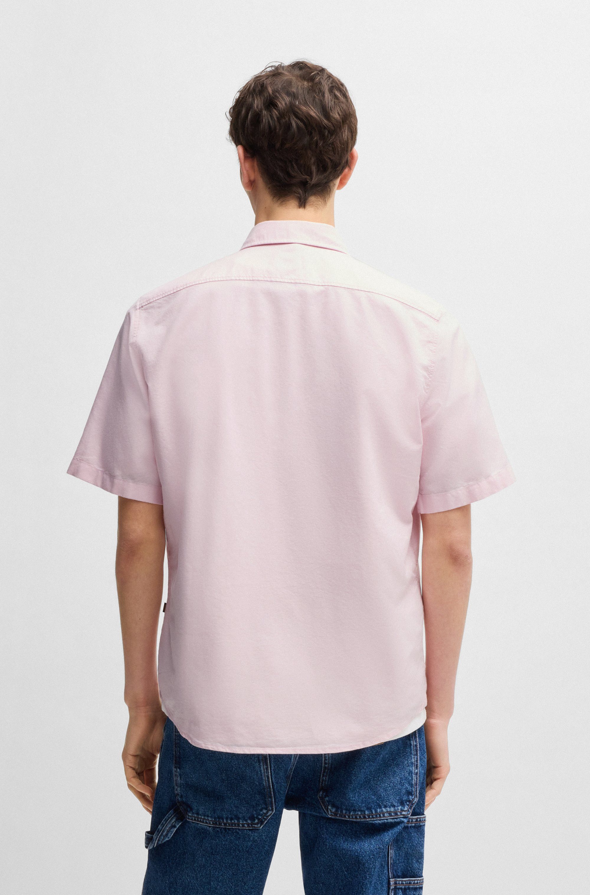 BOSS ORANGE Kurzarmhemd Rash_2_M mit tonigem günstig online kaufen